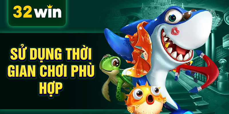 Sử dụng thời gian chơi phù hợp Sử dụng thời gian chơi phù hợp